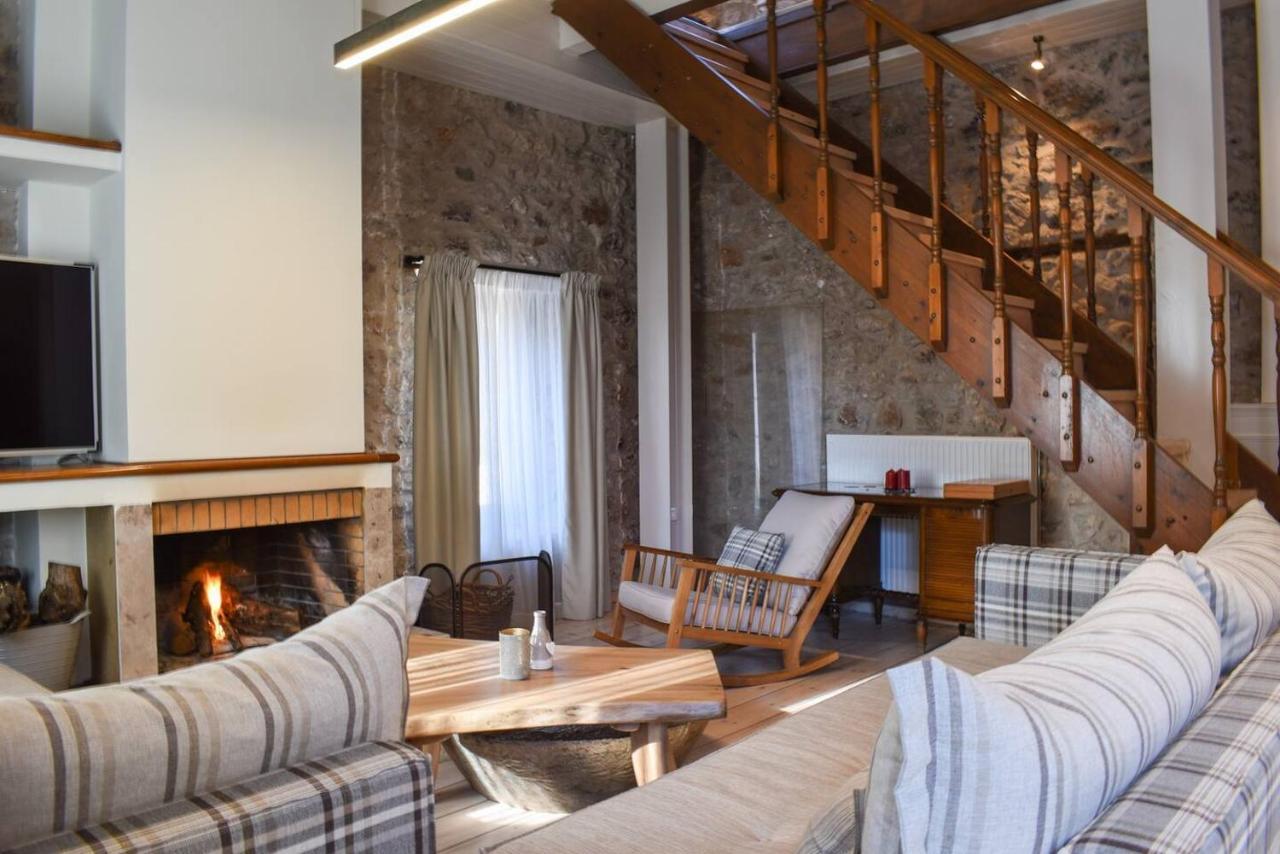 Secluded Mountain Refuge - Theonimfi Paradise Gem Димицана Экстерьер фото